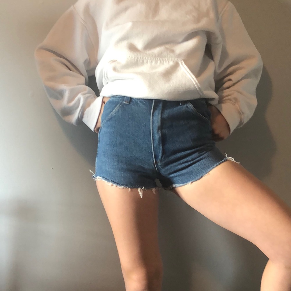 Rustler high waisted jean shorts